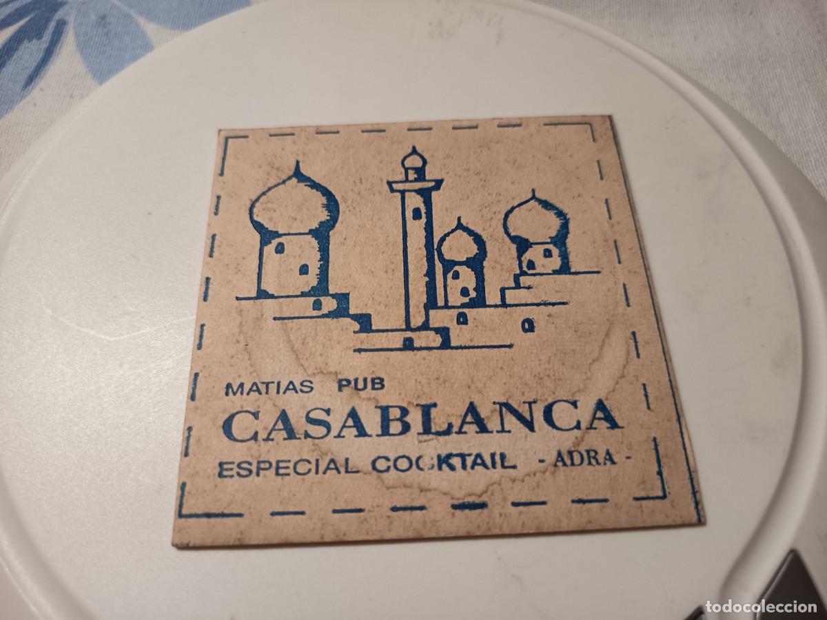 Otros Art&iacute;culos de Coleccionismo en Papel: POSAVASOS PUB CASABLANCA-ADRA- ALMERIA