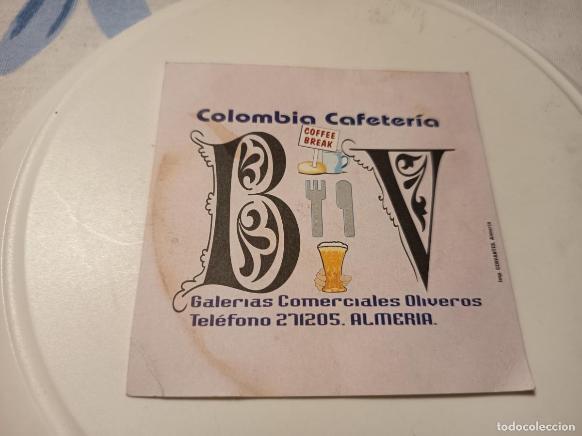Otros Art&iacute;culos de Coleccionismo en Papel: POSAVASOS CAFETERIA COLOMBIA-ALMERIA