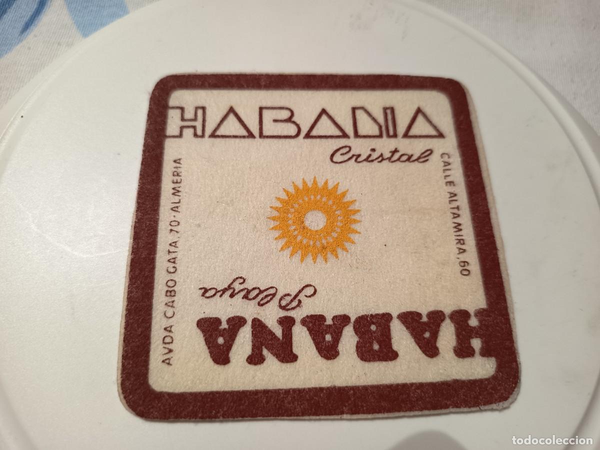 Outros artigos de papel: POSAVASOS CAFETERIA HABANA CRISTAL PLAYA-ALMERIA