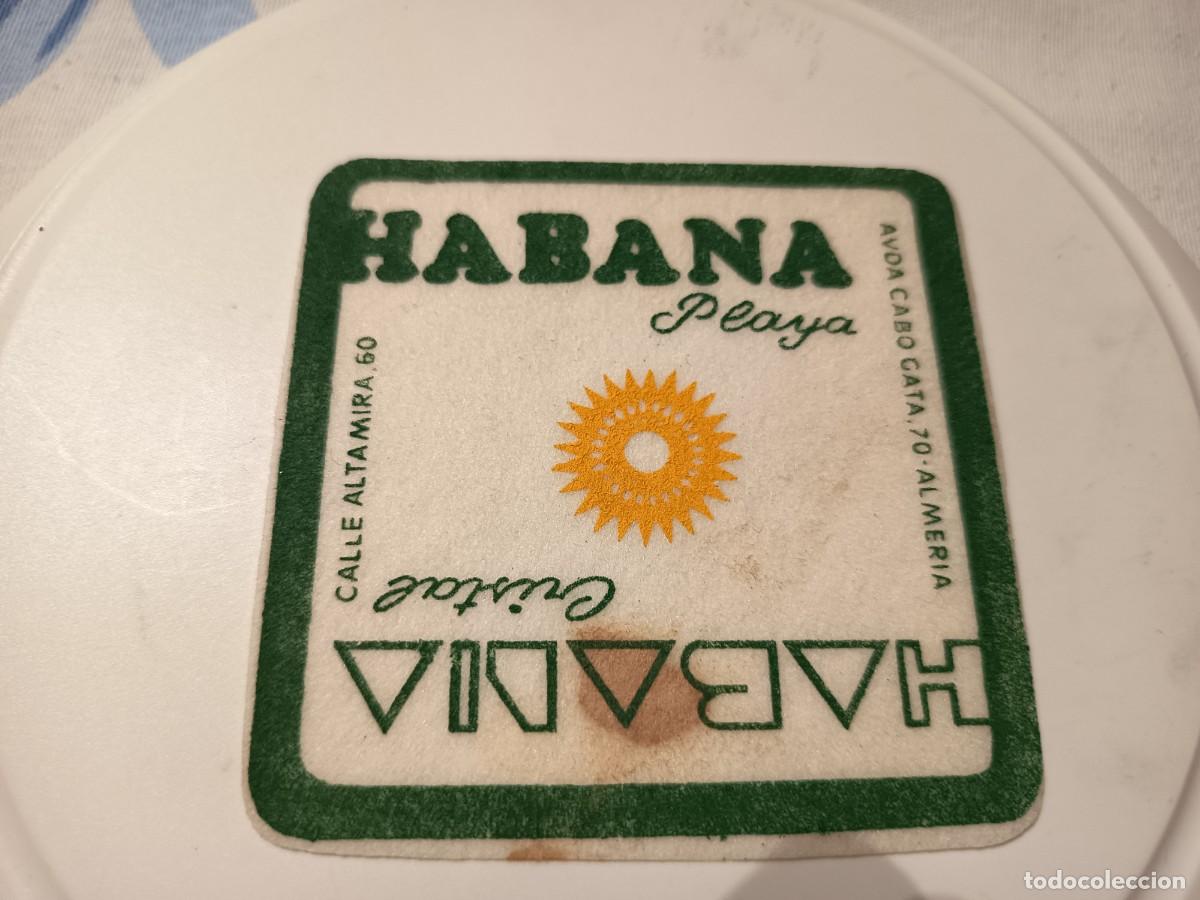 Paper Collecting Others: POSAVASOS CAFETERIA HABANA CRISTAL PLAYA-ALMERIA