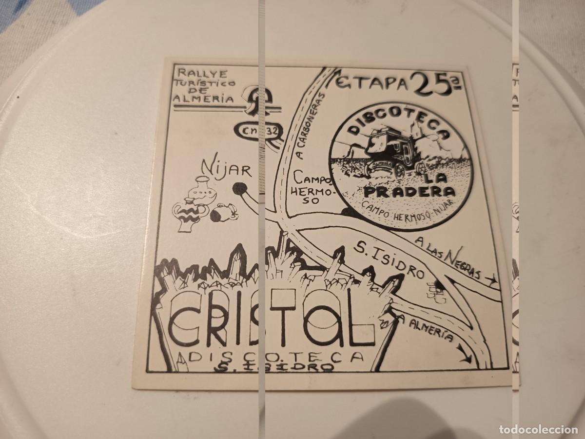 Otros Art&iacute;culos de Coleccionismo en Papel: POSAVASOS DISCOTECA CRISTAL-LA PRADERA-NIJAR-ALMERIA