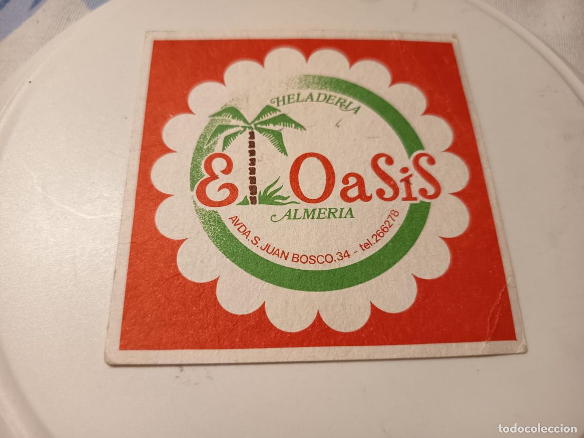 Otros Art&iacute;culos de Coleccionismo en Papel: POSAVASOS HELADERIA EL OASIS-ALMERIA