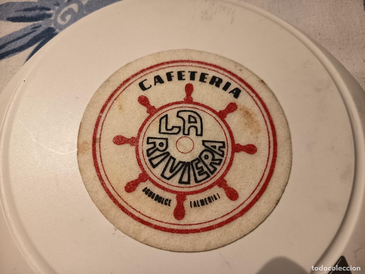Otros Art&iacute;culos de Coleccionismo en Papel: POSAVASOS CAFETERIA LA RIVIERA-AGUADULCE -ALMERIA