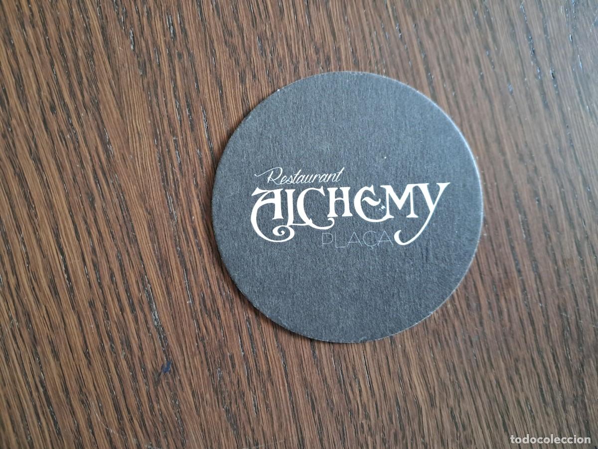 Otros Art&iacute;culos de Coleccionismo en Papel: posavasos de publicidad, restaurant Alchemy, Santany&iacute;. Mallorca.