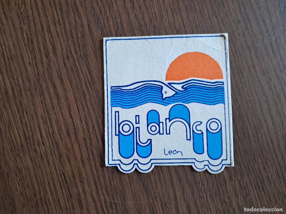 Otros Art&iacute;culos de Coleccionismo en Papel: posavasos de publicidad, Blanco, Le&oacute;n.