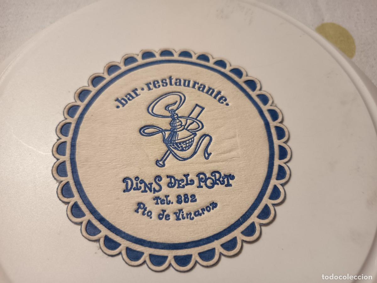 Altri oggetti di carta: POSAVASOS RESTAURANTE DINS DEL PORT-VINAROZ-CASTELLON