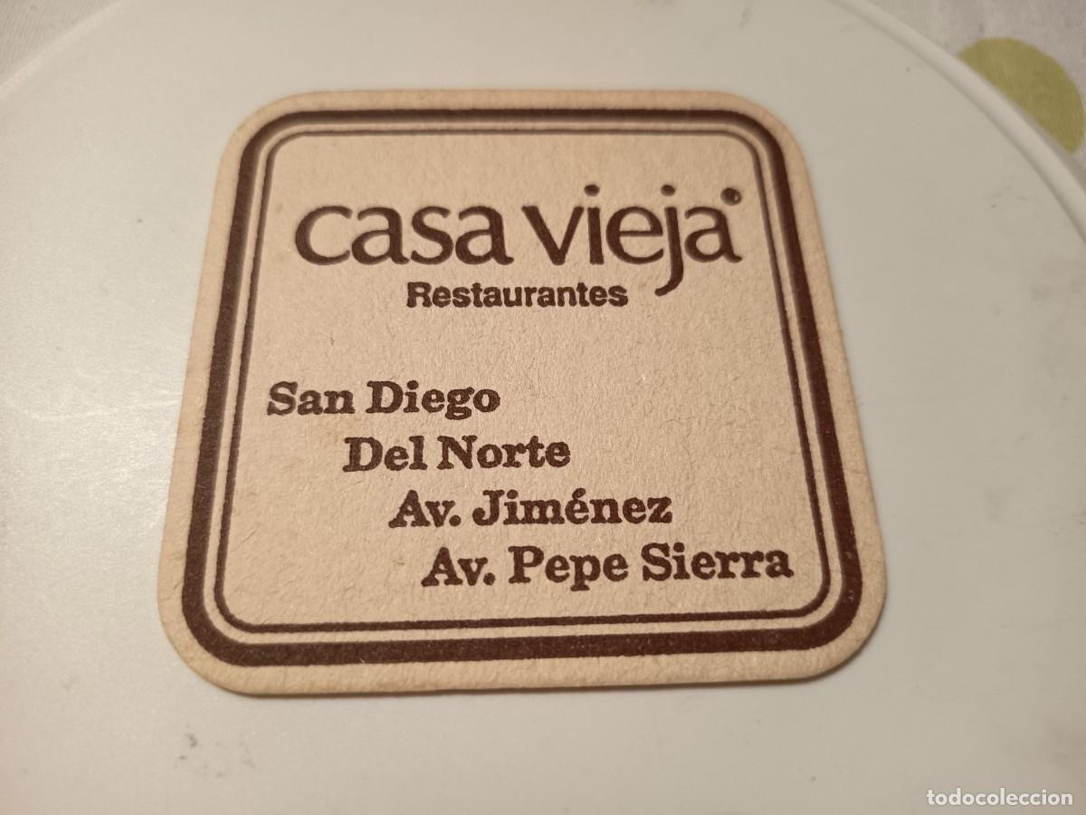 Otros Art&iacute;culos de Coleccionismo en Papel: POSAVASOS RESTAURANTES CASA VIEJA-BOGOTA-COLOMBIA