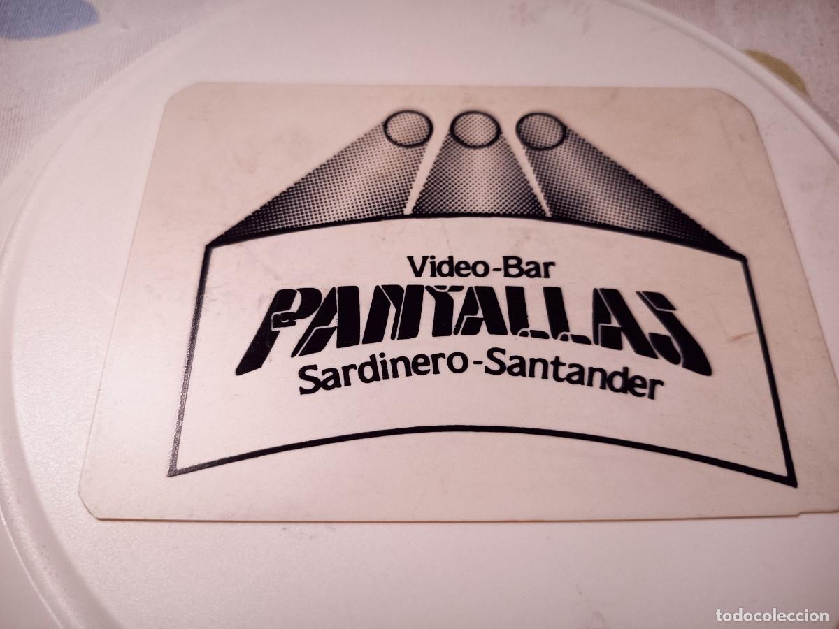 Otros Art&iacute;culos de Coleccionismo en Papel: POSAVASOS VIDEO BAR PANTALLAS-SARDINERO-CANTABRIA
