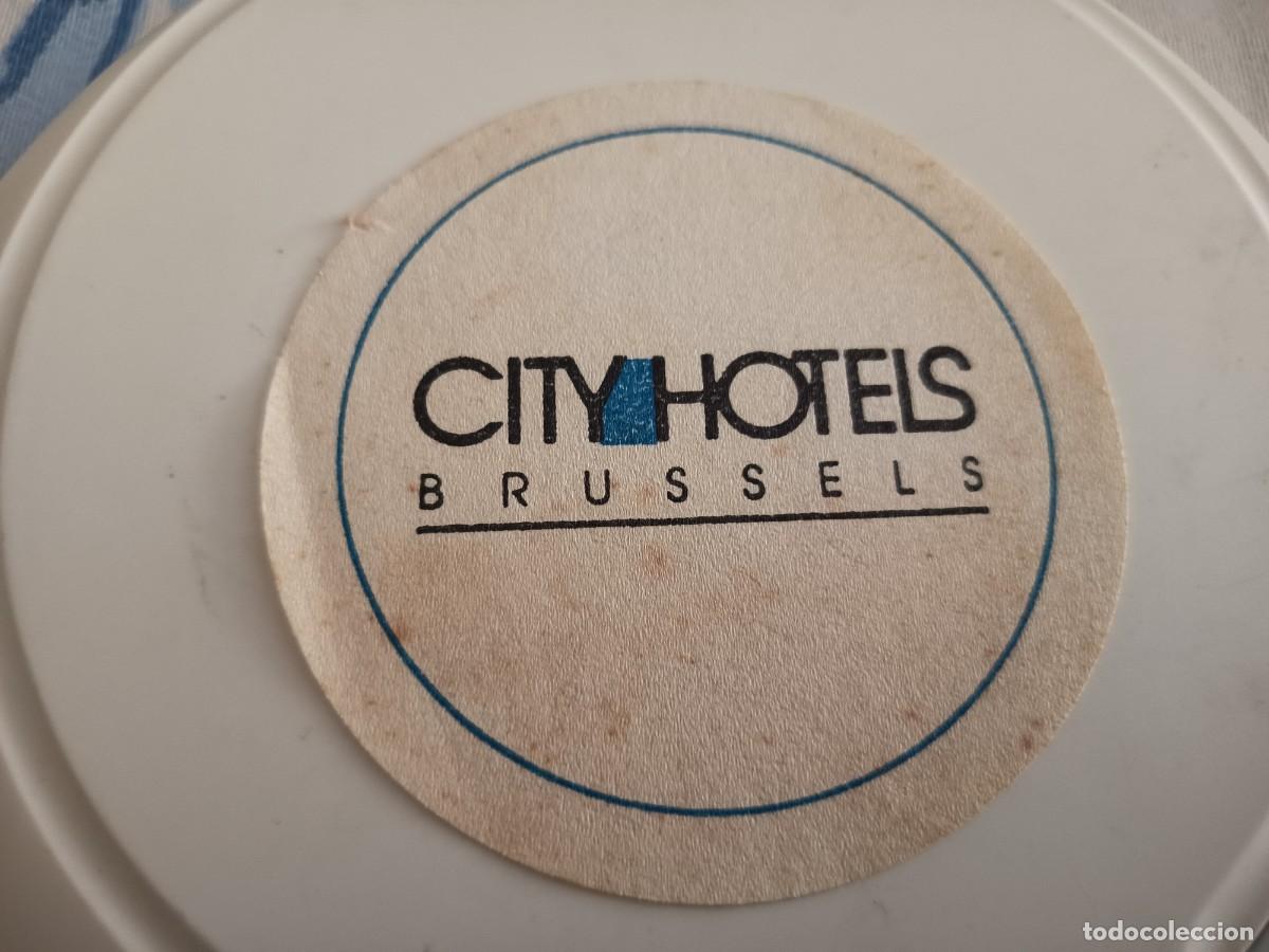 Otros Art&iacute;culos de Coleccionismo en Papel: POSAVASOS HOTELES CITY-BRUSELAS-BELGICA