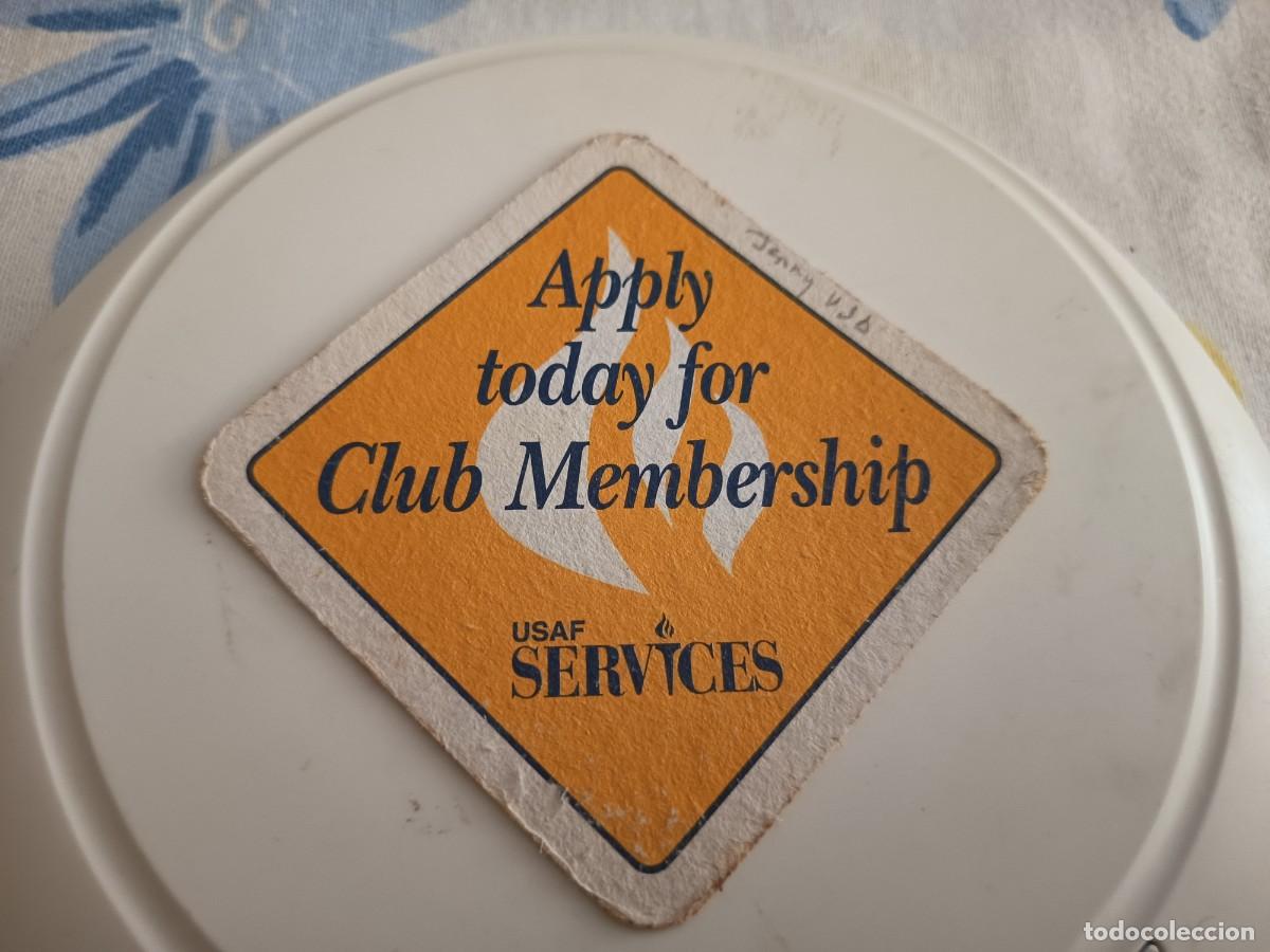Sammelleidenschaft Andere Papierartikel: POSAVASOS USAF SERVICES-CLUB MEMBERSHIP