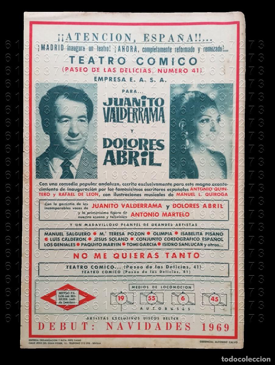 Paper Collecting Others: JUANITO VALDERRAMA DOLORES ABRIL TEATRO COMICO MADRID CLIPPING ANTIGUO C30