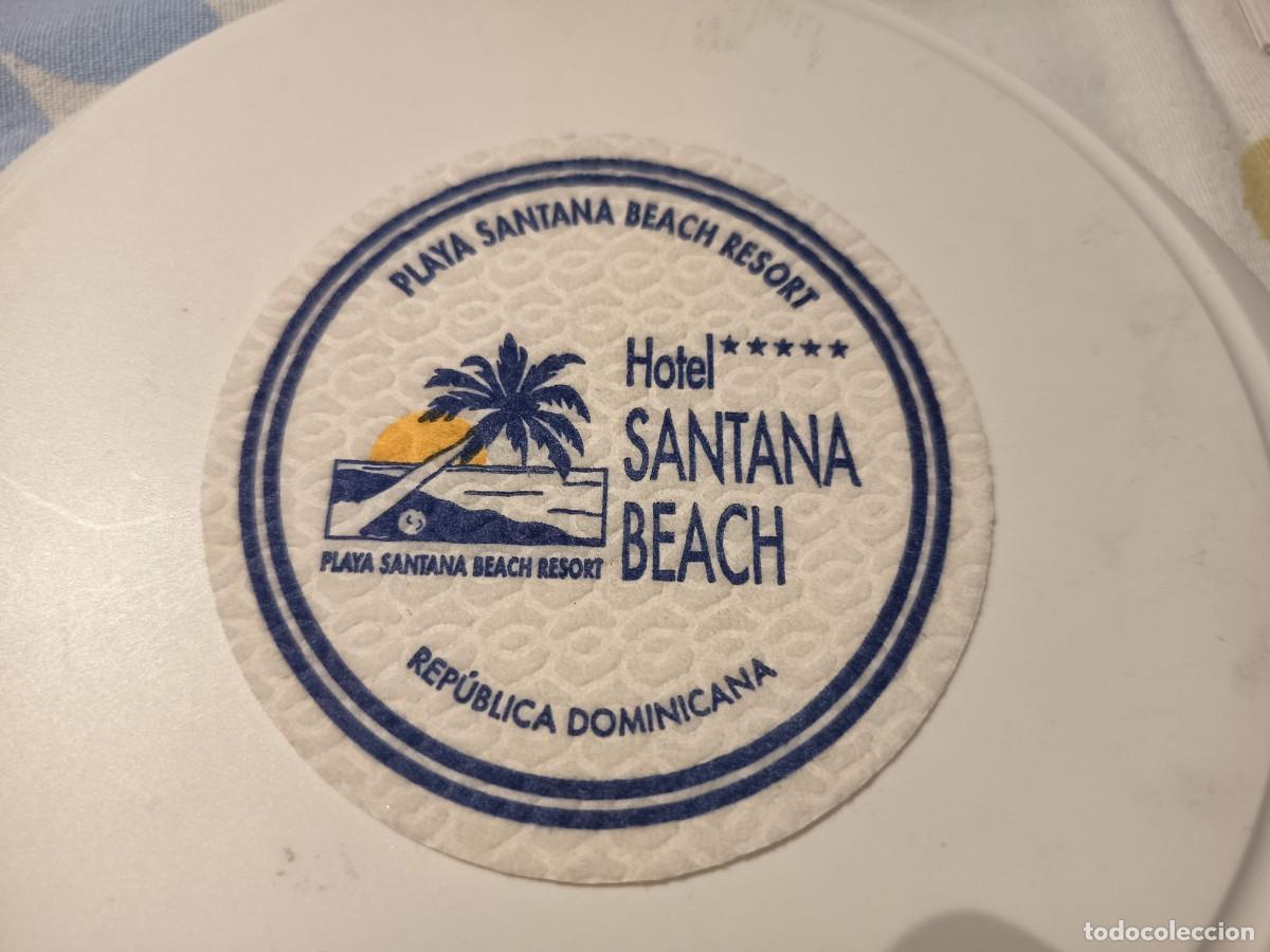 Altri oggetti di carta: POSAVASOS HOTEL SANTANA BEACH-REPUBLICA DOMINICANA