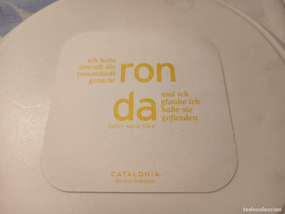 Otros Art&iacute;culos de Coleccionismo en Papel: POSAVASOS HOTEL CATALONIA RONDA-MALAGA