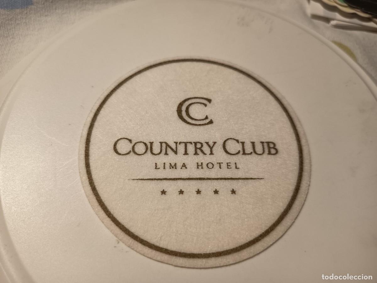 Collectionnisme Papier divers: POSAVASOS HOTEL COUNTRY CLUB-LIMA-PERU