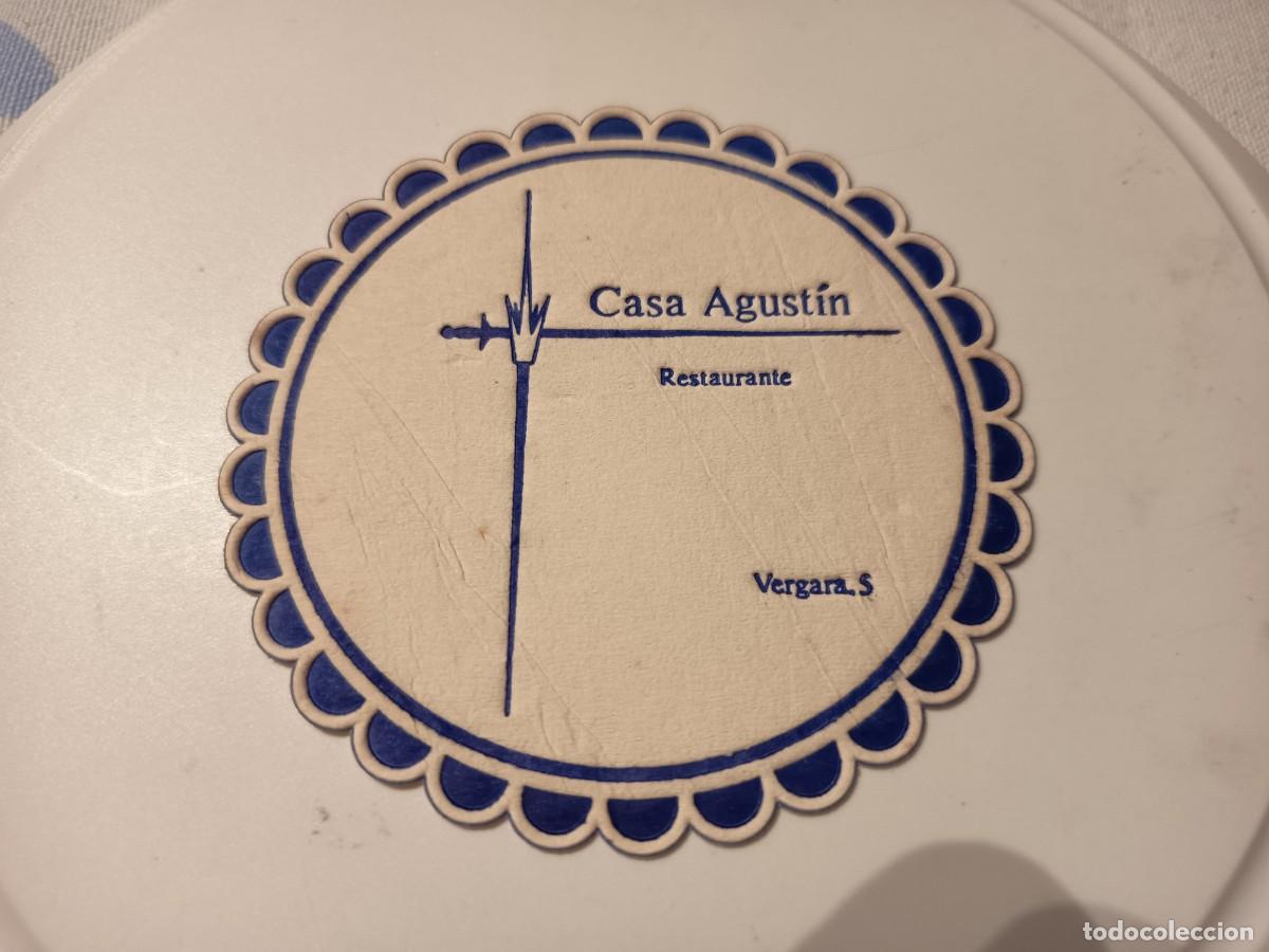 Otros Art&iacute;culos de Coleccionismo en Papel: POSAVASOS RESTAURANTE CASA AGUSTIN