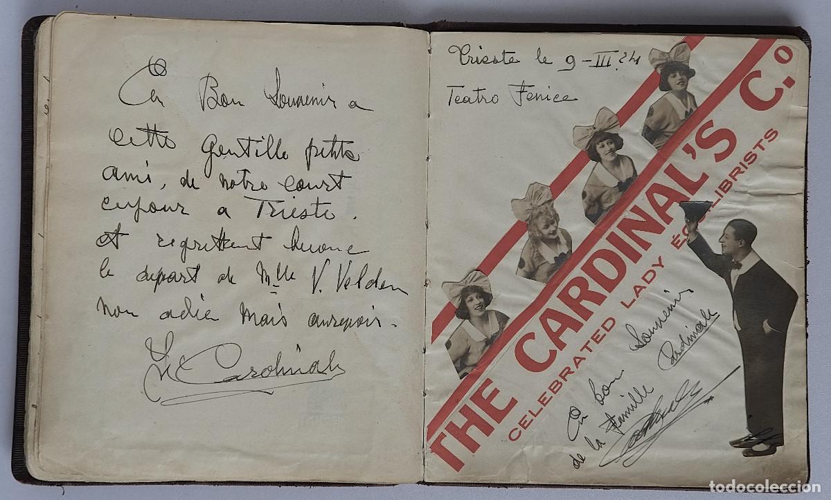 Otros Art&iacute;culos de Coleccionismo en Papel: LIBRETA DE LOS A&Ntilde;OS 20 DE UNA ARTISTA DE VARIEDADES ALEMANA LLAMADA JOLANTHE CON FOTOS Y AUT&Oacute;GRAFOS