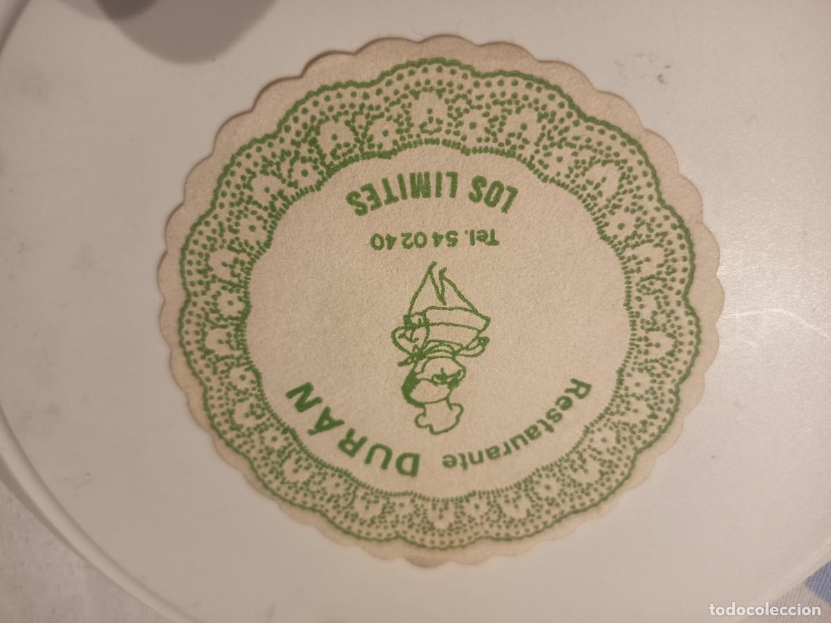 Collectionnisme Papier divers: POSAVASOS RESTAURANTE DURAN-LOS LIMITES