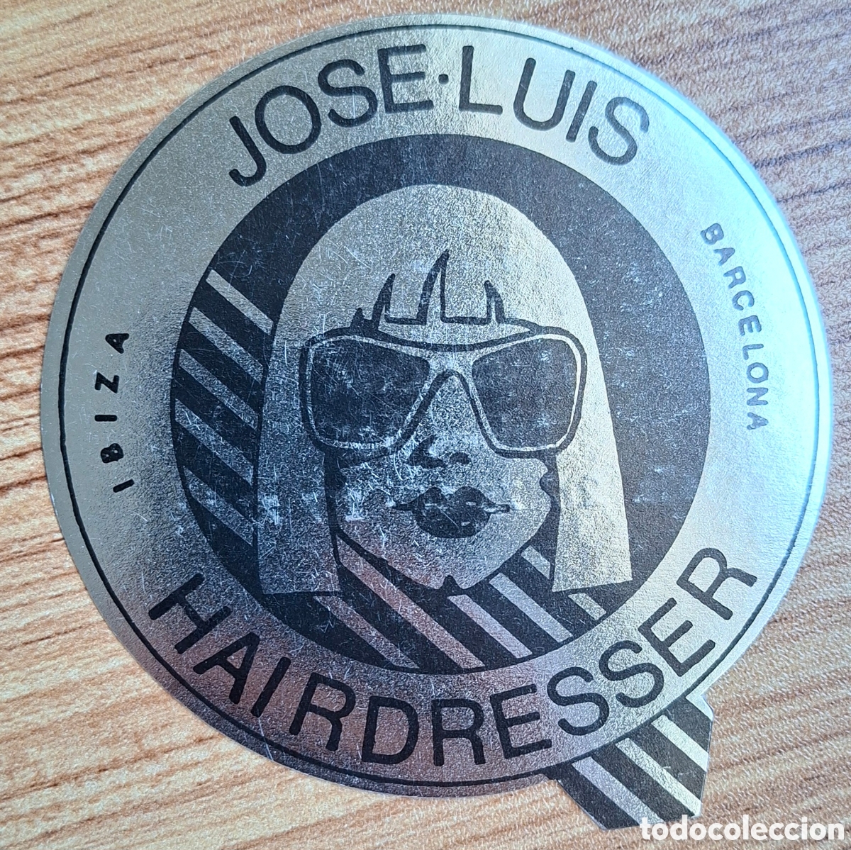 Otros Art&iacute;culos de Coleccionismo en Papel: Posavasos Peluquer&iacute;a Hairdresser Jos&eacute; Luis - Barcelona / Ibiza