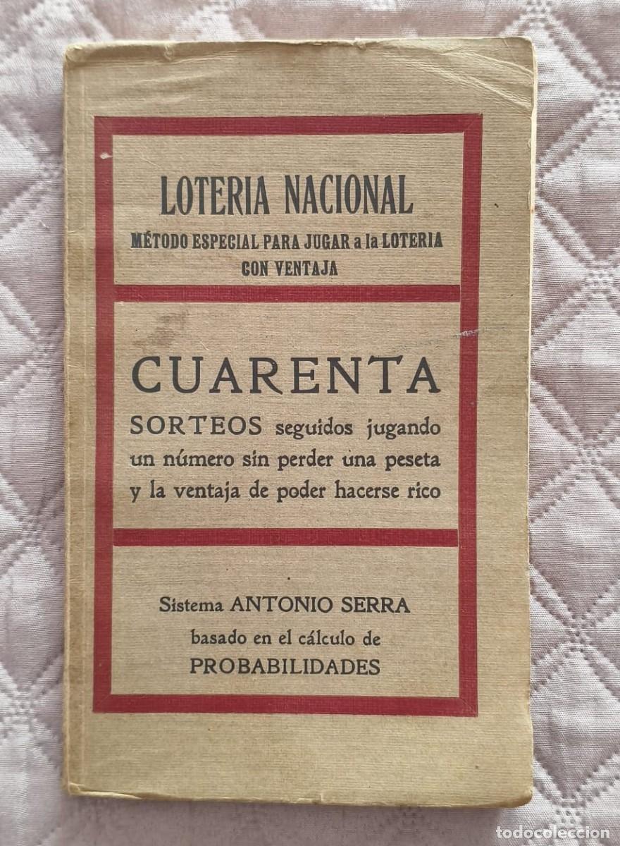 Otros Art&iacute;culos de Coleccionismo en Papel: LOTERIA NACIONAL METODO ESPECIAL PARA JUGAR A LA LOTERIA CON VENTAJA