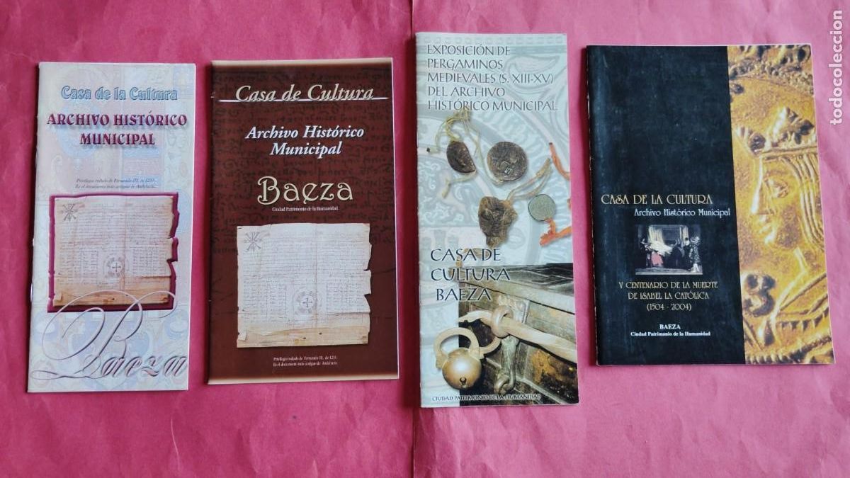 Otros Art&iacute;culos de Coleccionismo en Papel: ARCHIVO HISTORICO MUNICIPAL.-FOLLETOS.-BAEZA.