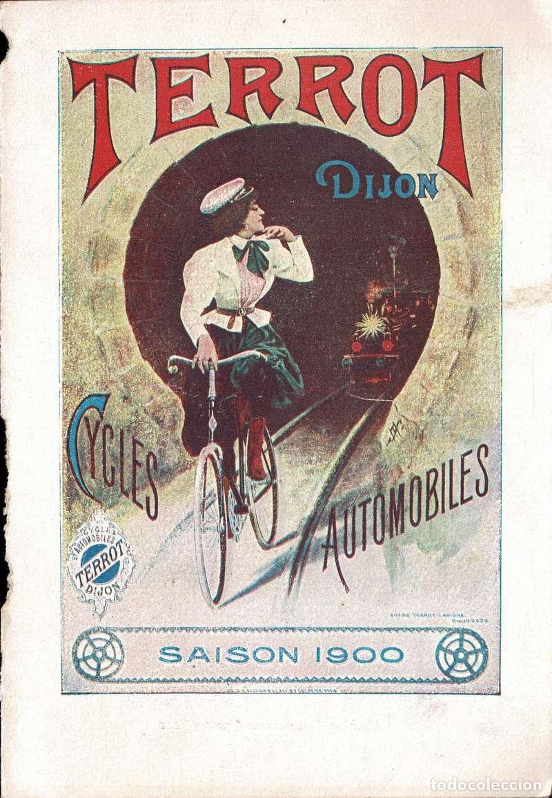 Collectionnisme Papier divers: Terrot Dijon. Cycles, Automobiles. Saison 1900
