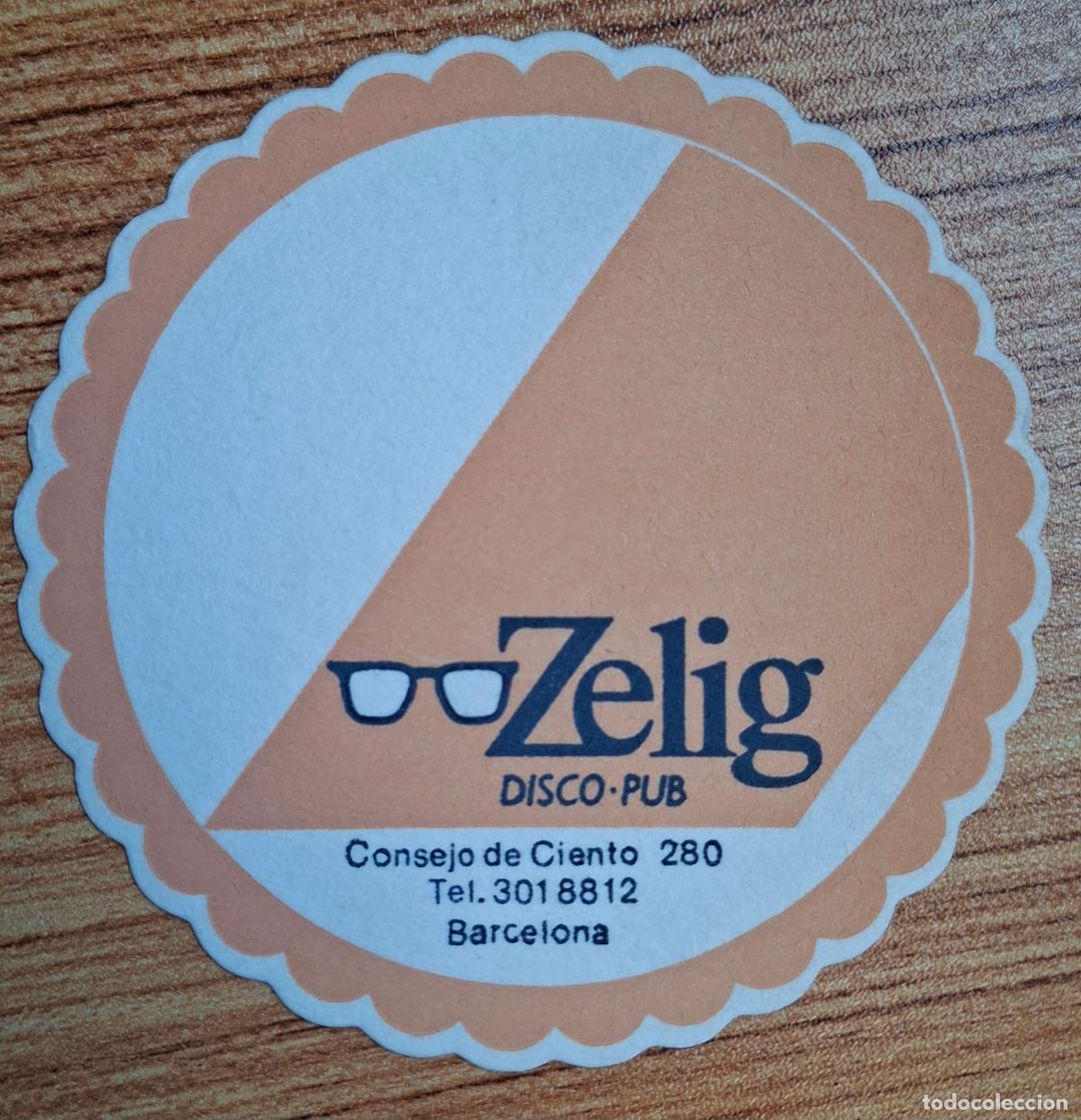 Collectionnisme Papier divers: Posavasos Zelig Disco Pub - Barcelona