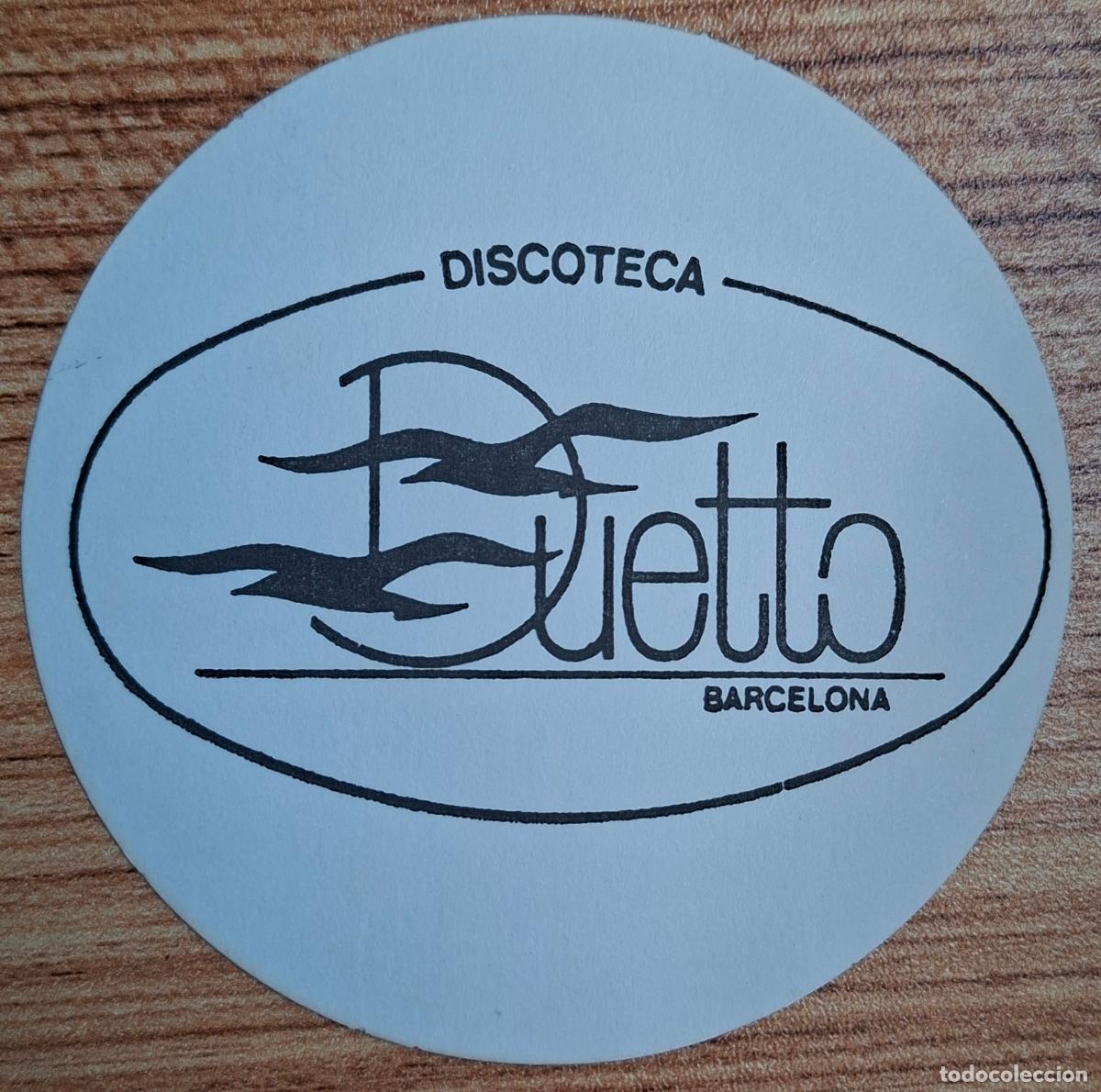Sammelleidenschaft Andere Papierartikel: Posavasos Discoteca Duetto - Barcelona