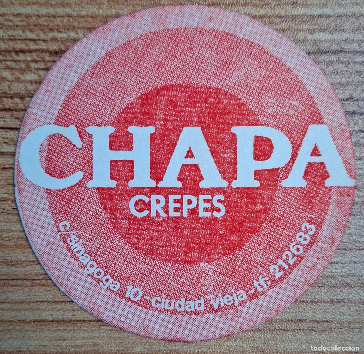 Otros Art&iacute;culos de Coleccionismo en Papel: Posavasos Chapa Crepes - Barcelona