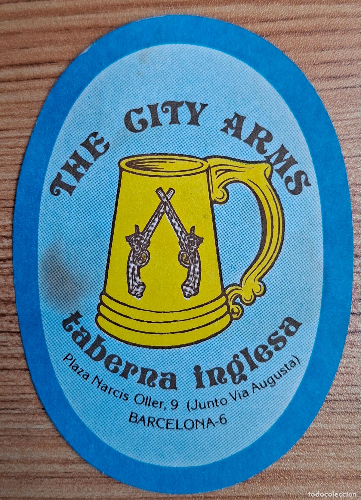 Sammelleidenschaft Andere Papierartikel: Posavasos Taberna Inglesa The City Arms - Barcelona