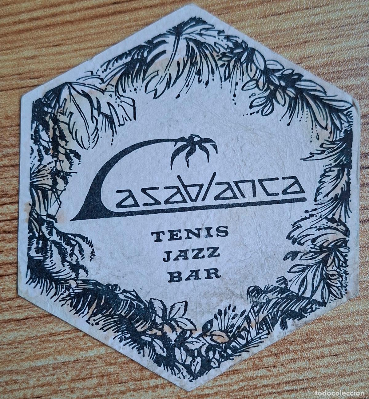 Sammelleidenschaft Andere Papierartikel: Posavasos Tenis Jazz Bar Casablanca - Barcelona