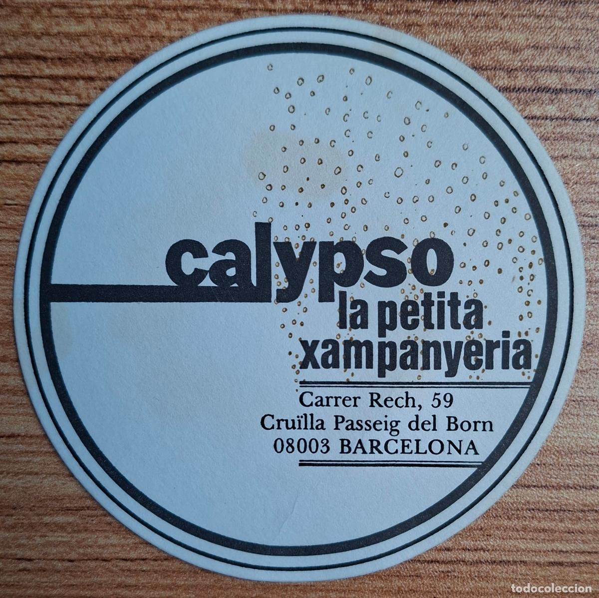 Sammelleidenschaft Andere Papierartikel: Posavasos La Petita Xampanyeria Calypso - redondo - Barcelona