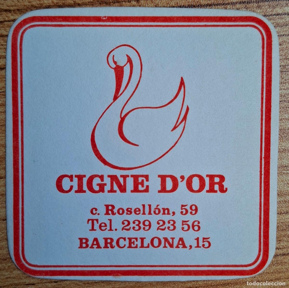 Otros Art&iacute;culos de Coleccionismo en Papel: Posavasos Cigne D'Or - Barcelona
