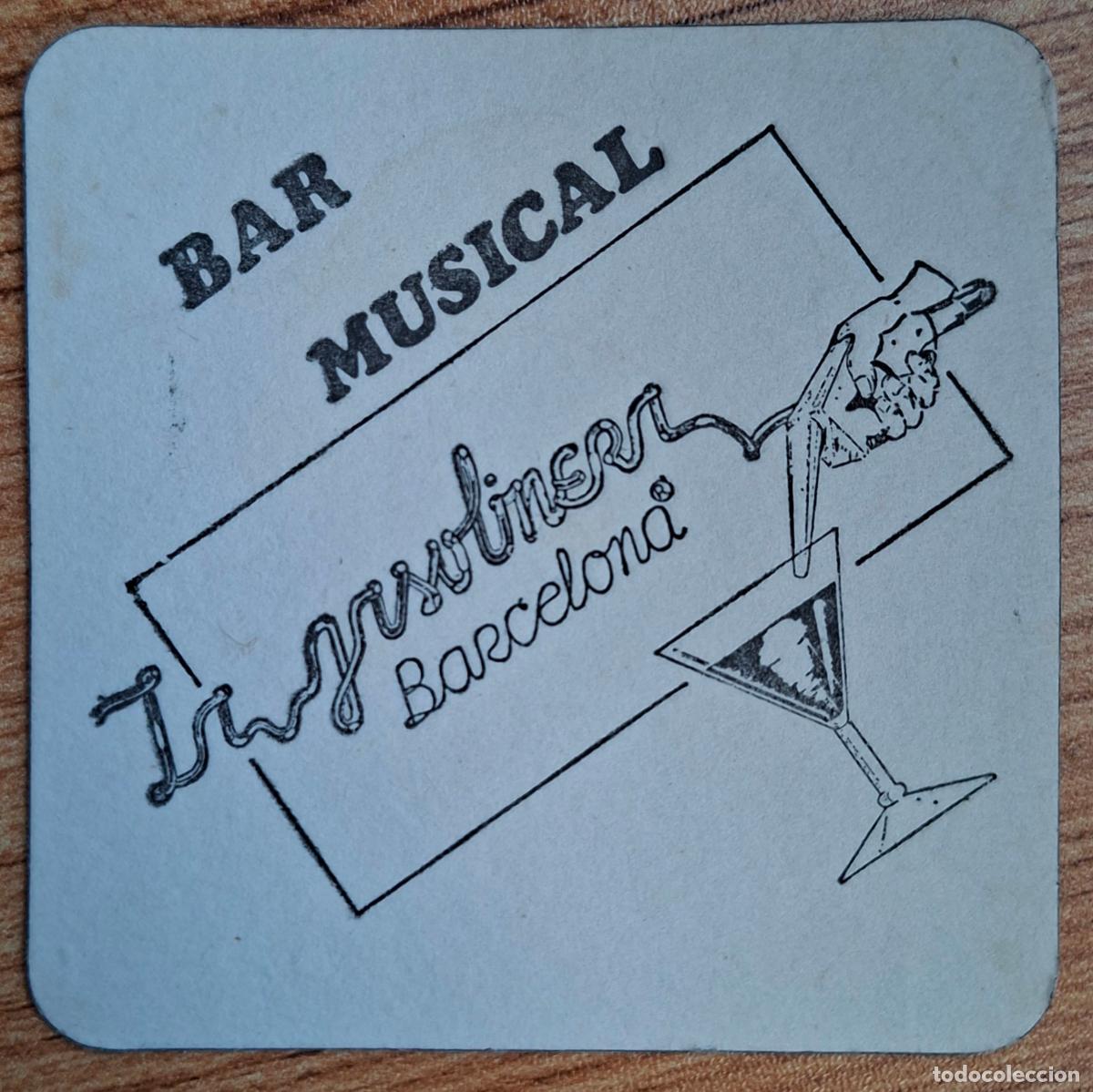 Otros Art&iacute;culos de Coleccionismo en Papel: Posavasos Bar Musical La Gasolinera - Barcelona