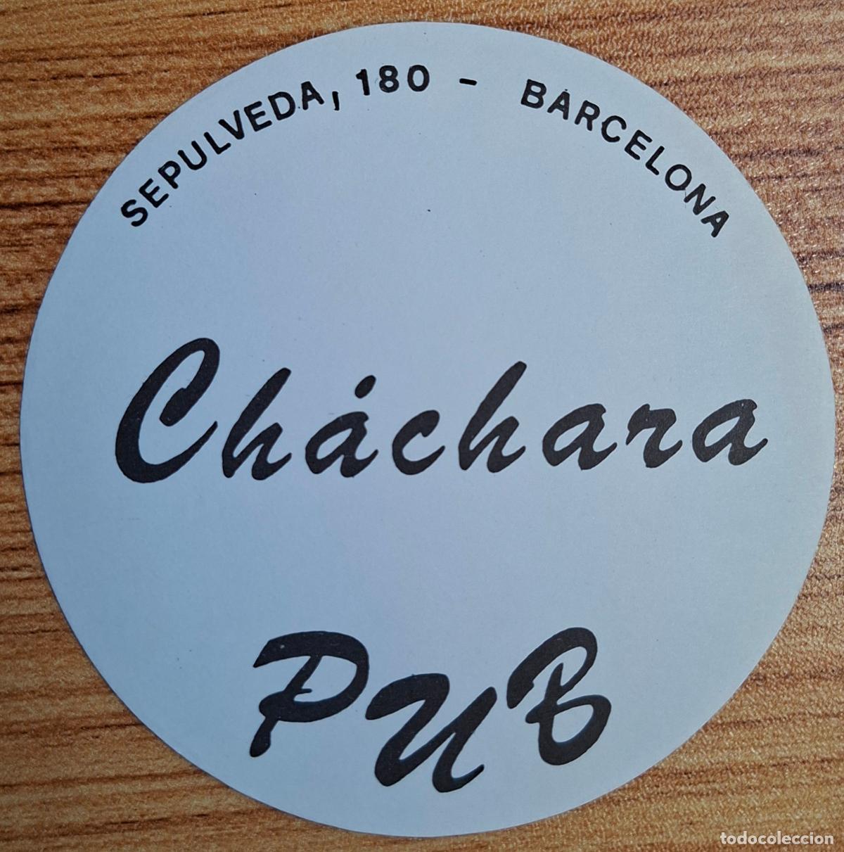 Otros Art&iacute;culos de Coleccionismo en Papel: Posavasos Chachara Pub - Barcelona