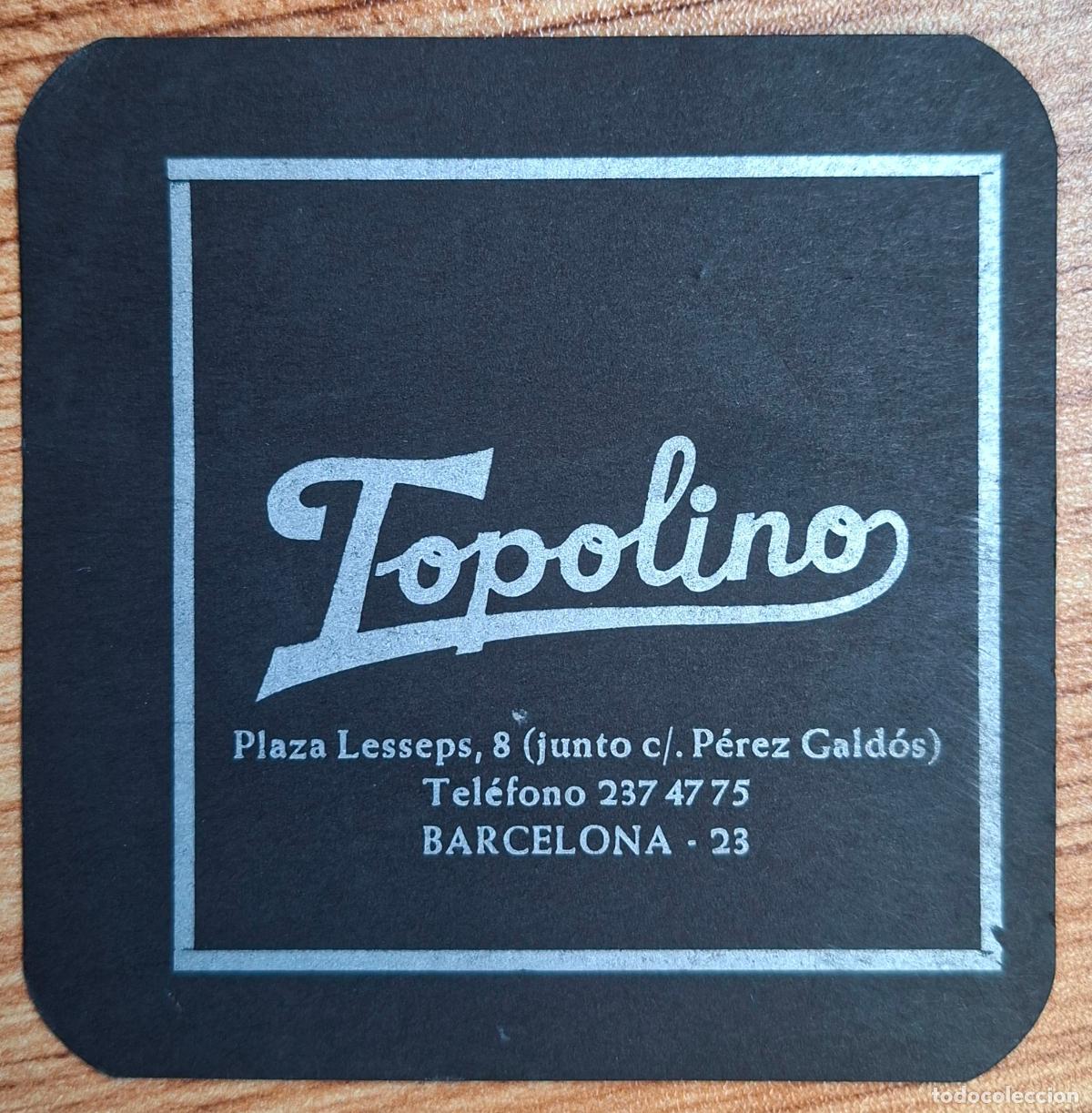 Otros Art&iacute;culos de Coleccionismo en Papel: Posavasos Topolino - Barcelona