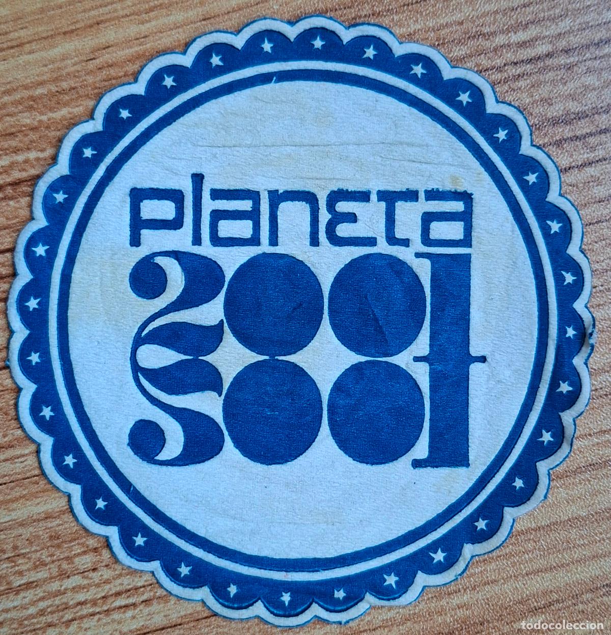 Otros Art&iacute;culos de Coleccionismo en Papel: Posavasos Discoteca Restaurante Planeta 2001 - redondo - Barcelona