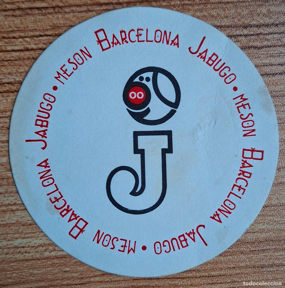 Otros Art&iacute;culos de Coleccionismo en Papel: Posavasos Mes&oacute;n Jabugo - Barcelona