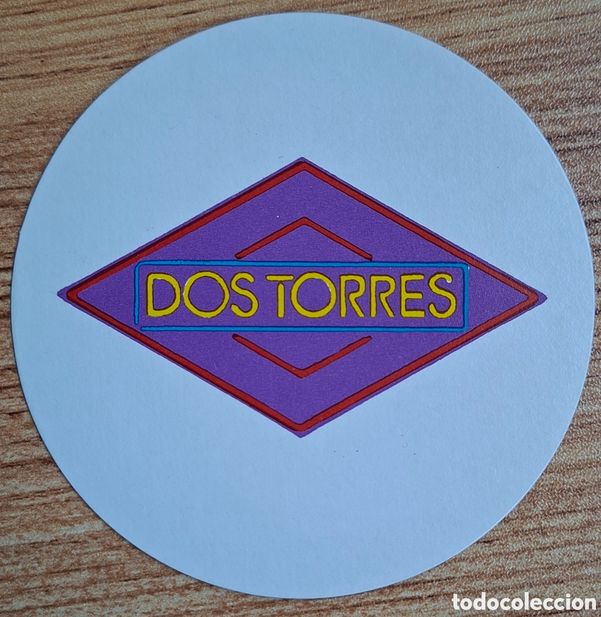Otros Art&iacute;culos de Coleccionismo en Papel: Posavasos Restaurante Dos Torres - Sarri&aacute; (Barcelona)