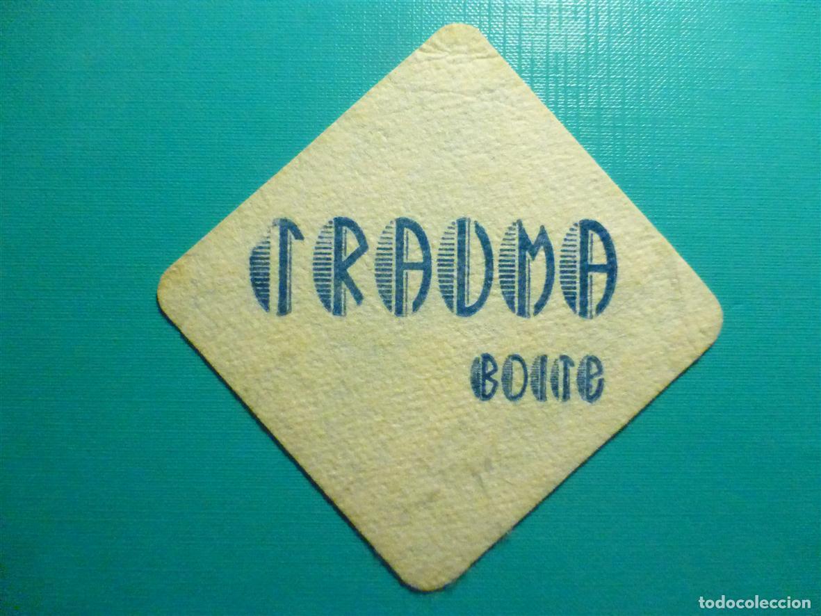 Otros Art&iacute;culos de Coleccionismo en Papel: Posavasos Pubs y Discotecas - Discoteca Trauma - Boite - Barcelona - Fieltro