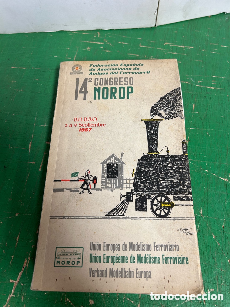 Otros Art&iacute;culos de Coleccionismo en Papel: PROGAMA DEL 14&ordm; CONGRESO M.O.R.O.P. EN BILBAO EN 1967