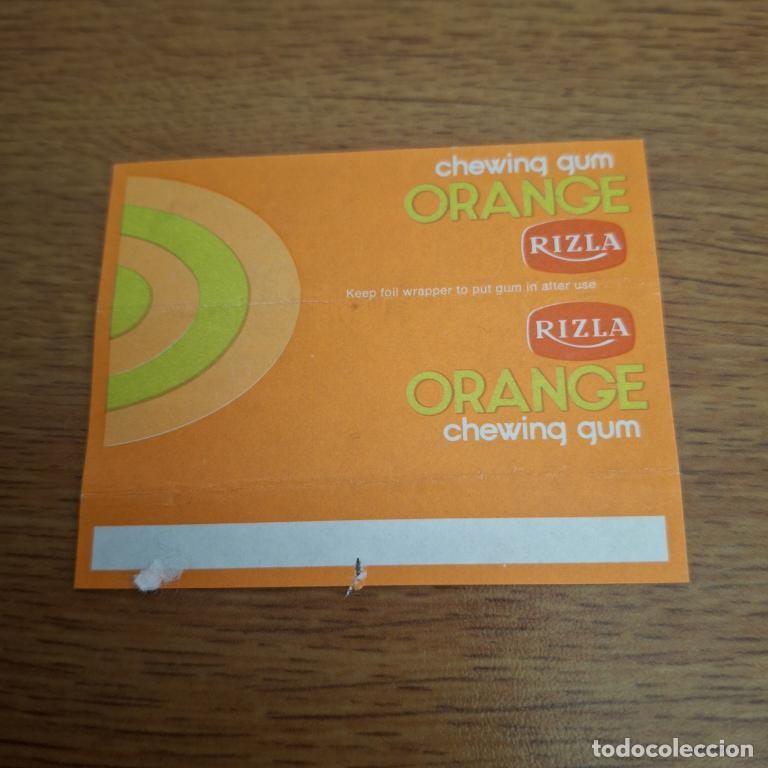 Otros Art&iacute;culos de Coleccionismo en Papel: Envoltura de chicle RIZLA ORANGE 1960-70s RAR