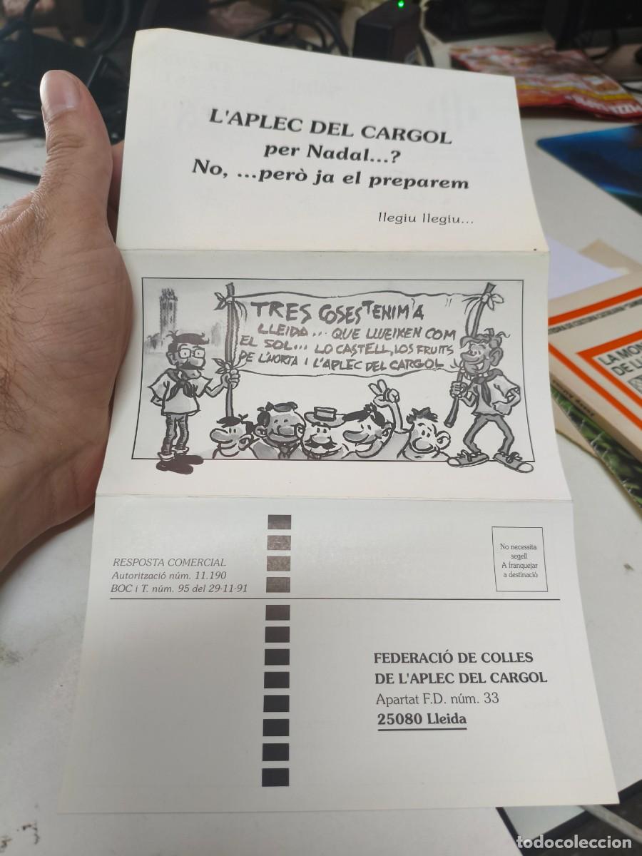 Otros Art&iacute;culos de Coleccionismo en Papel: L'aplec del cargol. Lleida Federaci&oacute; de colles. Loteria de Nadal. Butlleta de comanda.