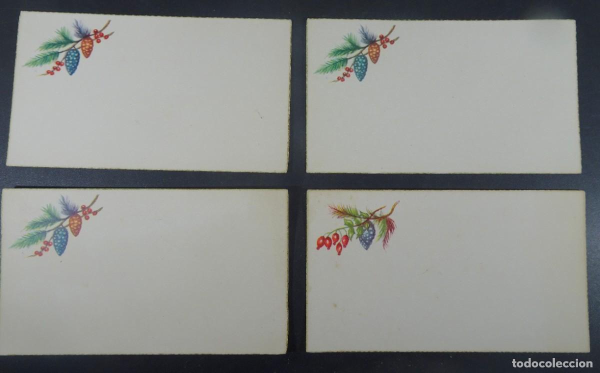 Otros Art&iacute;culos de Coleccionismo en Papel: LOTE DE 4 ANTIGUAS TARJETAS POSTAL FELICITACI&Oacute;N, CON ILUSTRACI&Oacute;N, PARA ESCRIBIR, VER FOTOS
