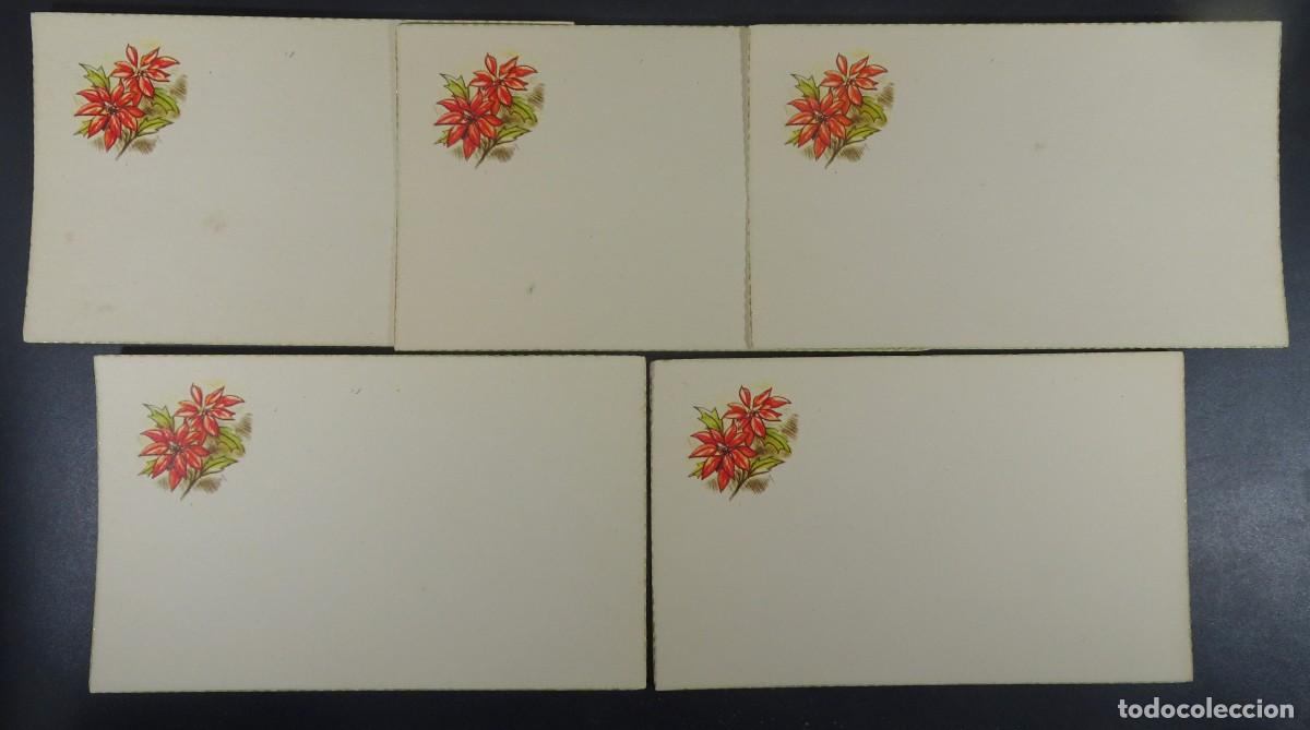 Otros Art&iacute;culos de Coleccionismo en Papel: LOTE DE 5 ANTIGUAS TARJETAS POSTAL FELICITACI&Oacute;N, CON ILUSTRACI&Oacute;N, PARA ESCRIBIR, VER FOTOS