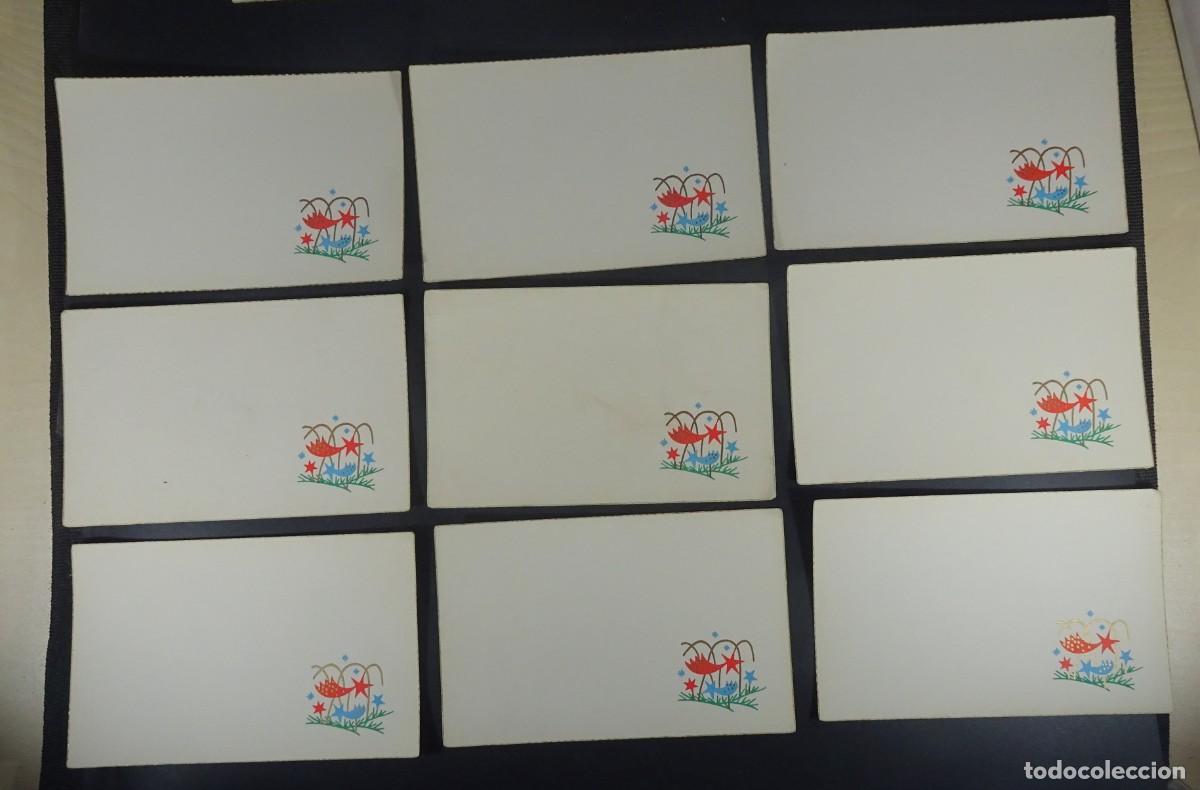 Otros Art&iacute;culos de Coleccionismo en Papel: LOTE DE 9 ANTIGUAS TARJETAS POSTAL FELICITACI&Oacute;N, CON ILUSTRACI&Oacute;N, PARA ESCRIBIR, VER FOTOS