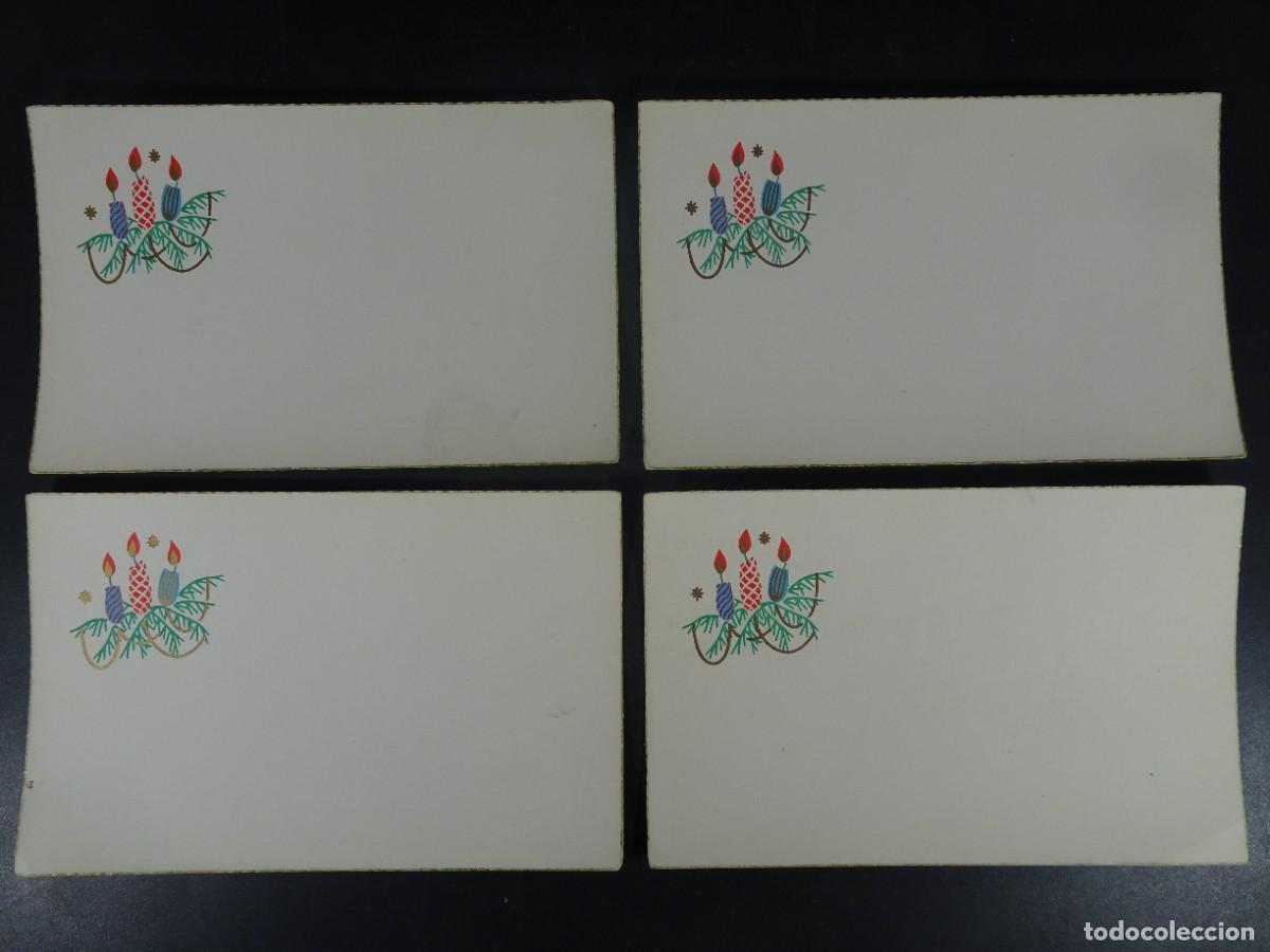 Otros Art&iacute;culos de Coleccionismo en Papel: LOTE DE 4 ANTIGUAS TARJETAS POSTAL FELICITACI&Oacute;N, CON ILUSTRACI&Oacute;N, PARA ESCRIBIR, VER FOTOS