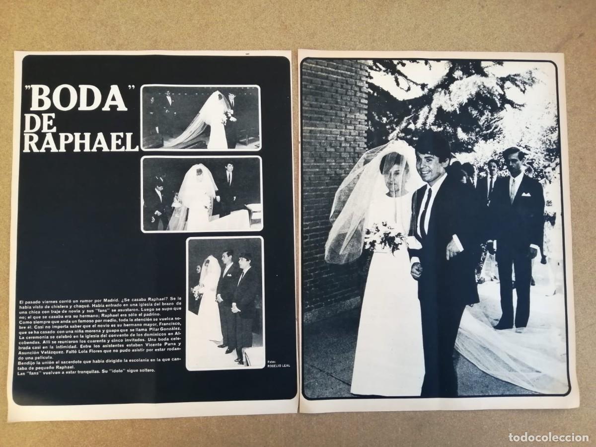 Otros Art&iacute;culos de Coleccionismo en Papel: REPORTAJE. BODA DE RAPHAEL Y NATALIA FIGUEROA