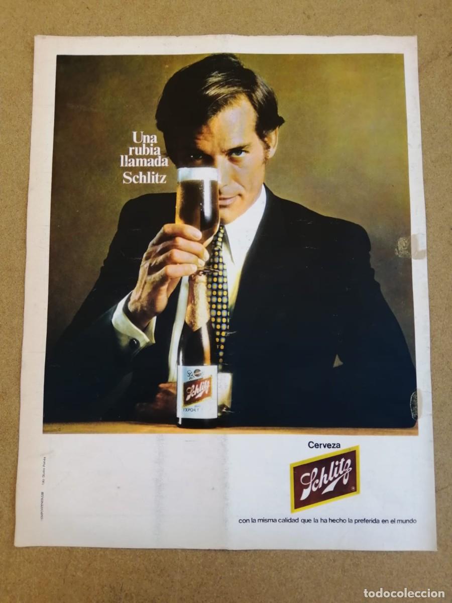 Otros Art&iacute;culos de Coleccionismo en Papel: ANUNCIO. CERVEZA SCHLITZ