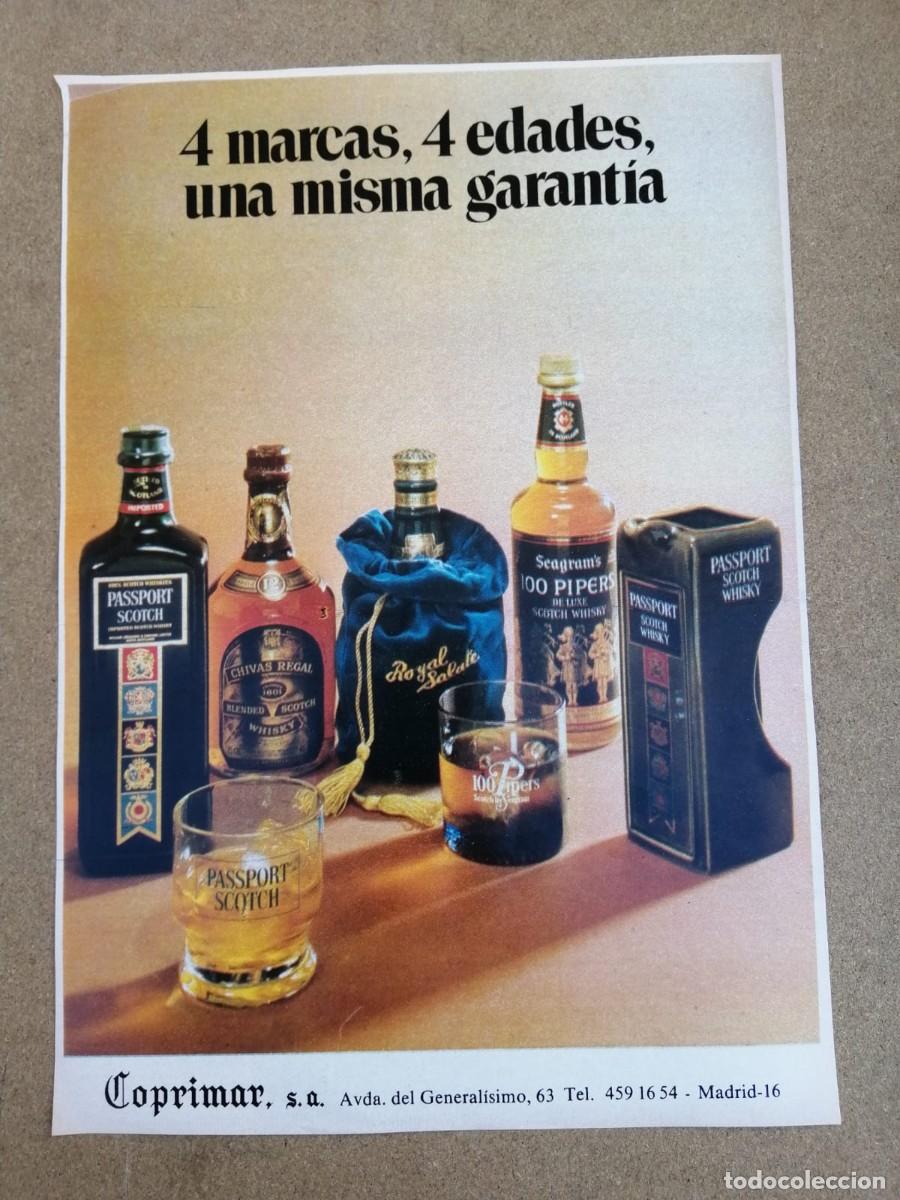 Otros Art&iacute;culos de Coleccionismo en Papel: ANUNCIO. WHISKY IMPORTADO POR COPRIMAR S. A.