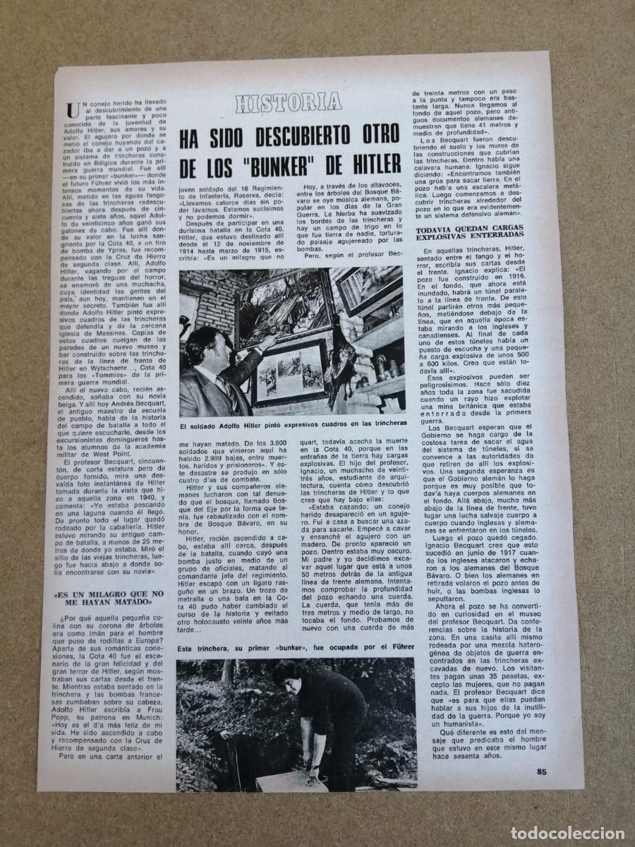 Otros Art&iacute;culos de Coleccionismo en Papel: REPORTAJE. HA SIDO DESCUBIERTO OTRO DE LOS BUNKER DE HITLER